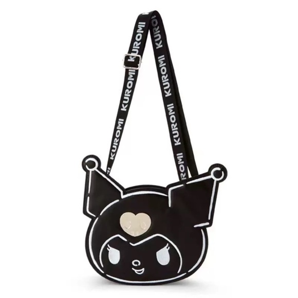 SANRIO Face Shaped Mini Shoulder Bag Kuromi NWT - Picture 2 of 8